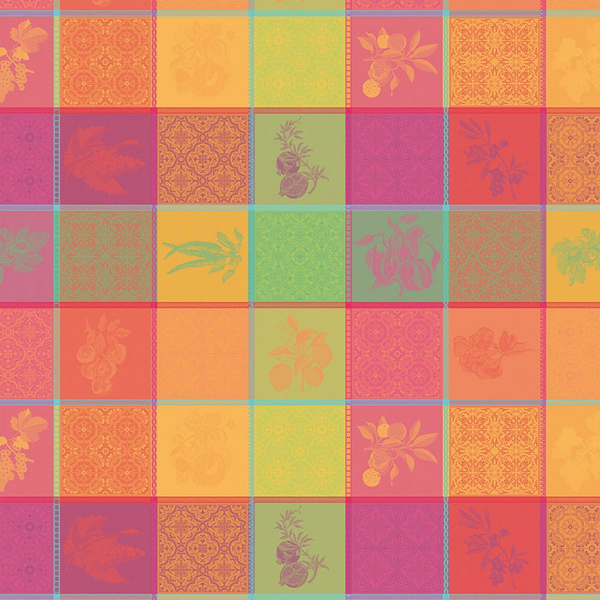 multicolor tablecloth