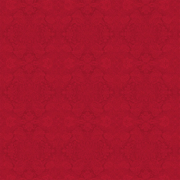 red tablecloth