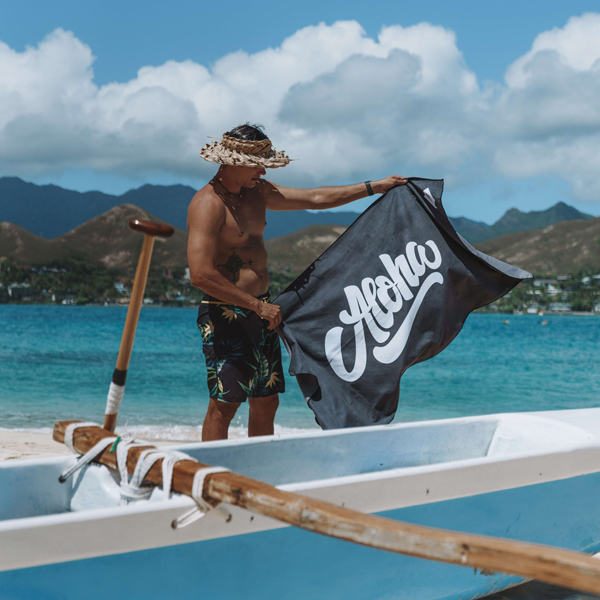 aloha beach towel