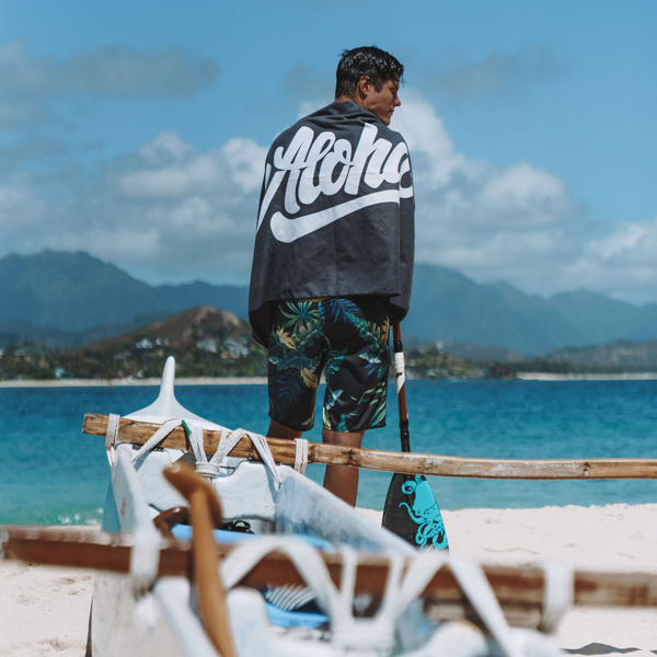 aloha beach towel