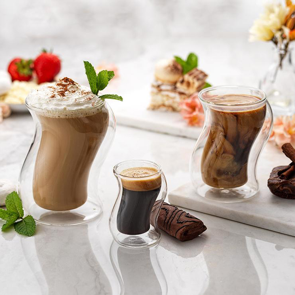 double wall espresso glass