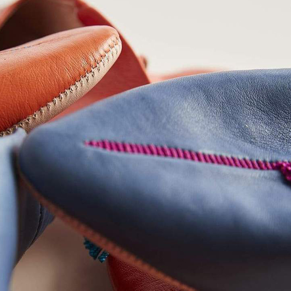 leather slippers
