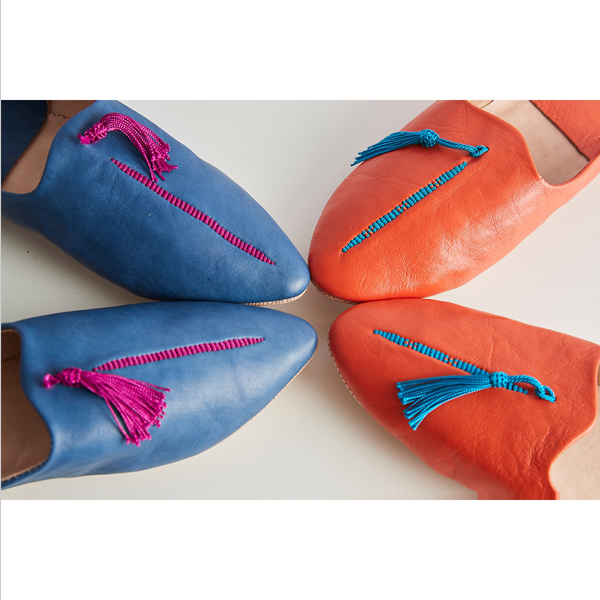 leather slippers